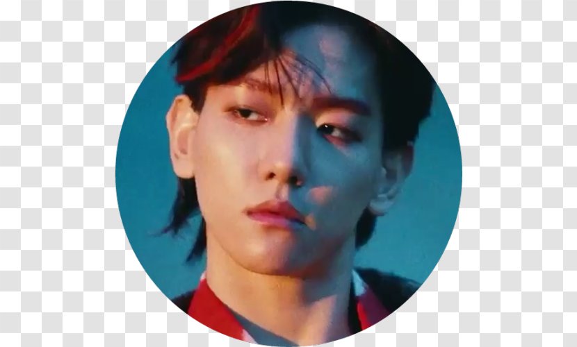 Baekhyun EXO The War K-pop Ko Bop - Silhouette - Watercolor Transparent PNG