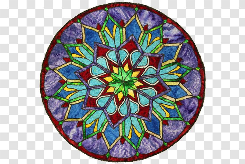 Lorraine Burch Glass Kaleidoscope Pattern - Symmetry - Circular Transparent PNG