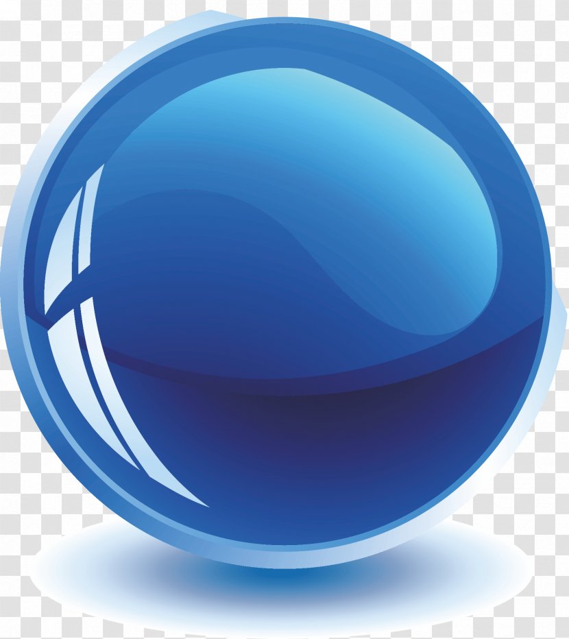 Blue Ball Sphere Solid Geometry - 3d Computer Graphics - Three-dimensional Transparent PNG