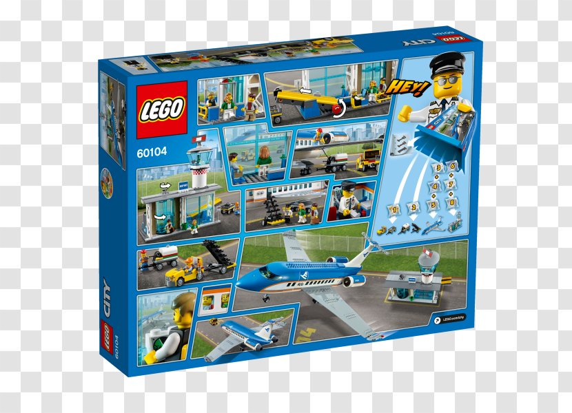 Lego City LEGO 60104 Airport Passenger Terminal Toy 7498 Police Station Set - 60022 Cargo Transparent PNG