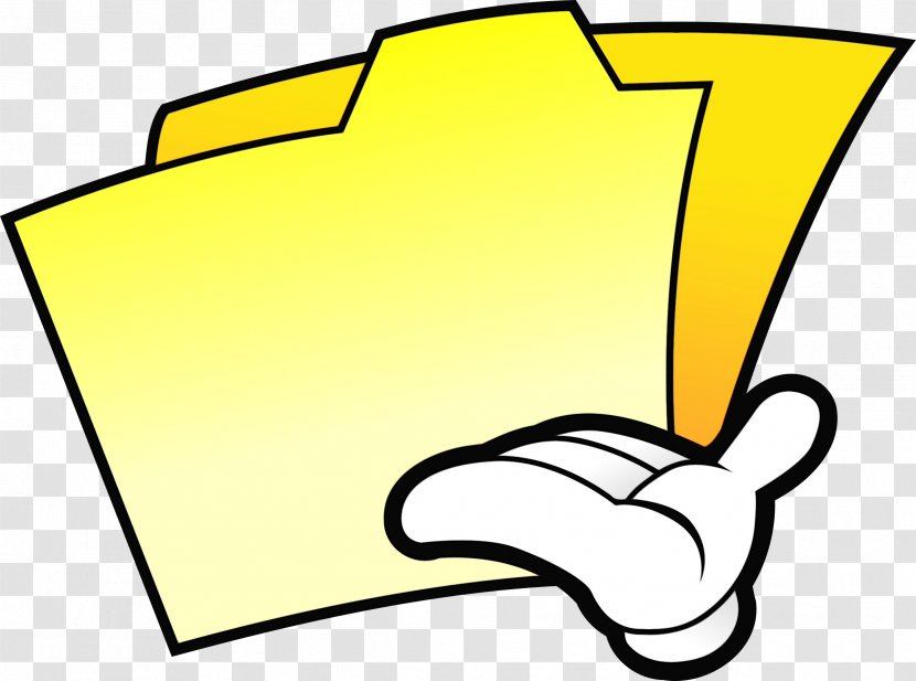 Yellow Clip Art Line - Wet Ink Transparent PNG