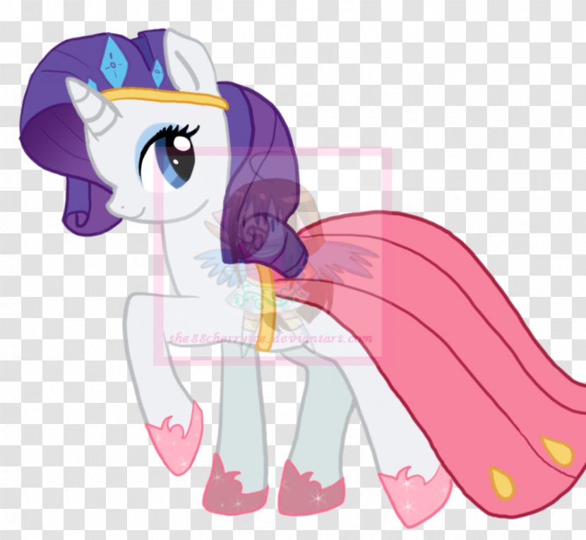 Pony Rarity Princess Image Winged Unicorn - Cartoon Transparent PNG