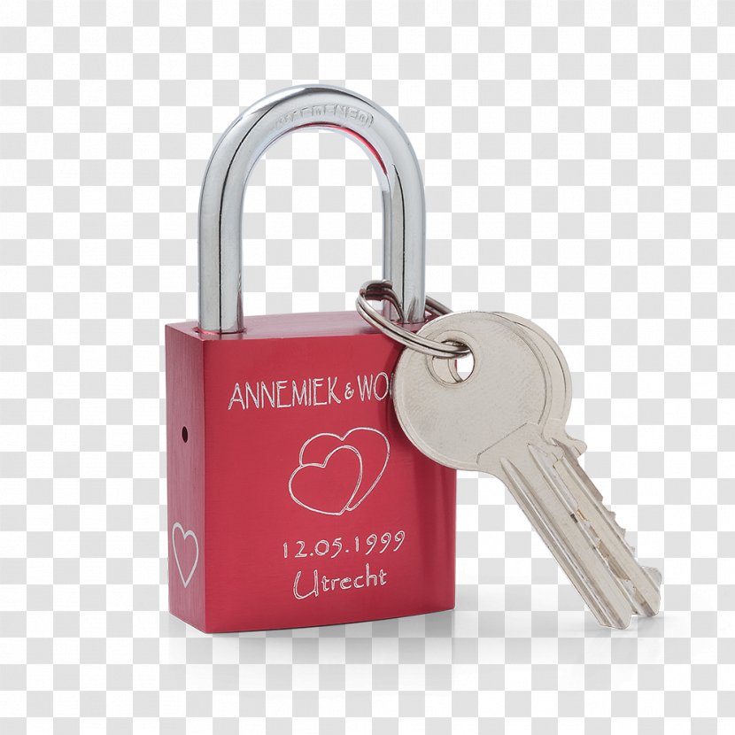Padlock Love Lock Lovelock - Red Transparent PNG