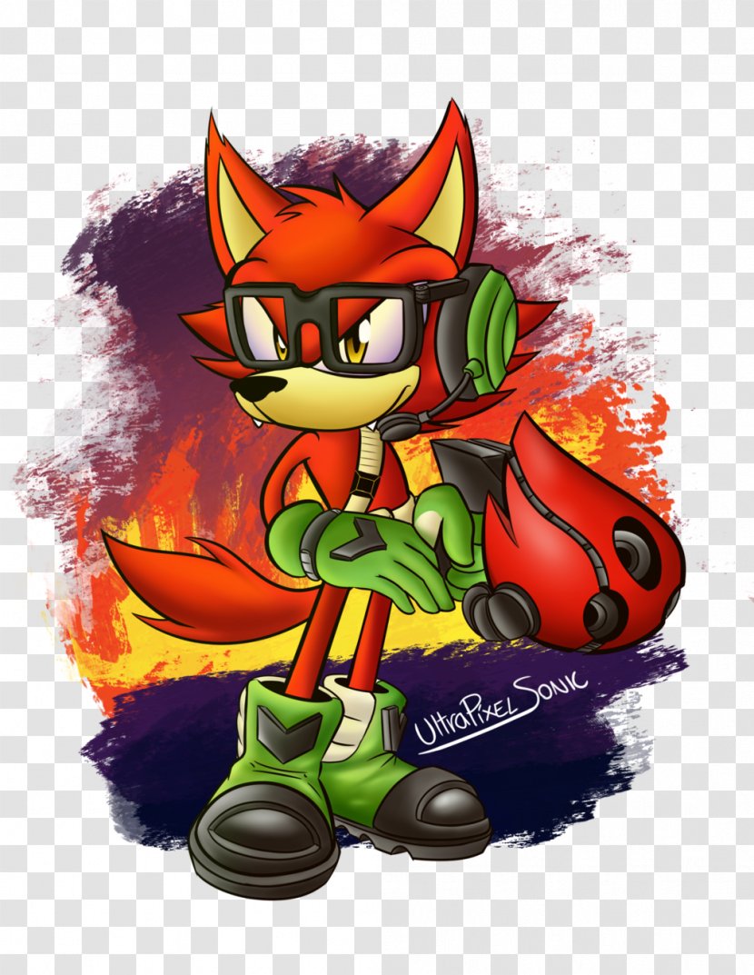 Sonic Forces YouTube Drawing Game - Fictional Character - Wolf Avatar Transparent PNG