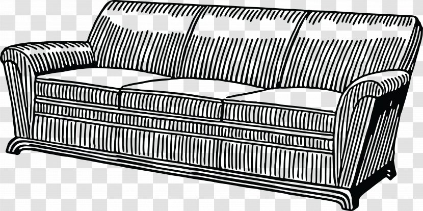 Davenport Table Couch Sofa Bed Seat - Loveseat Transparent PNG