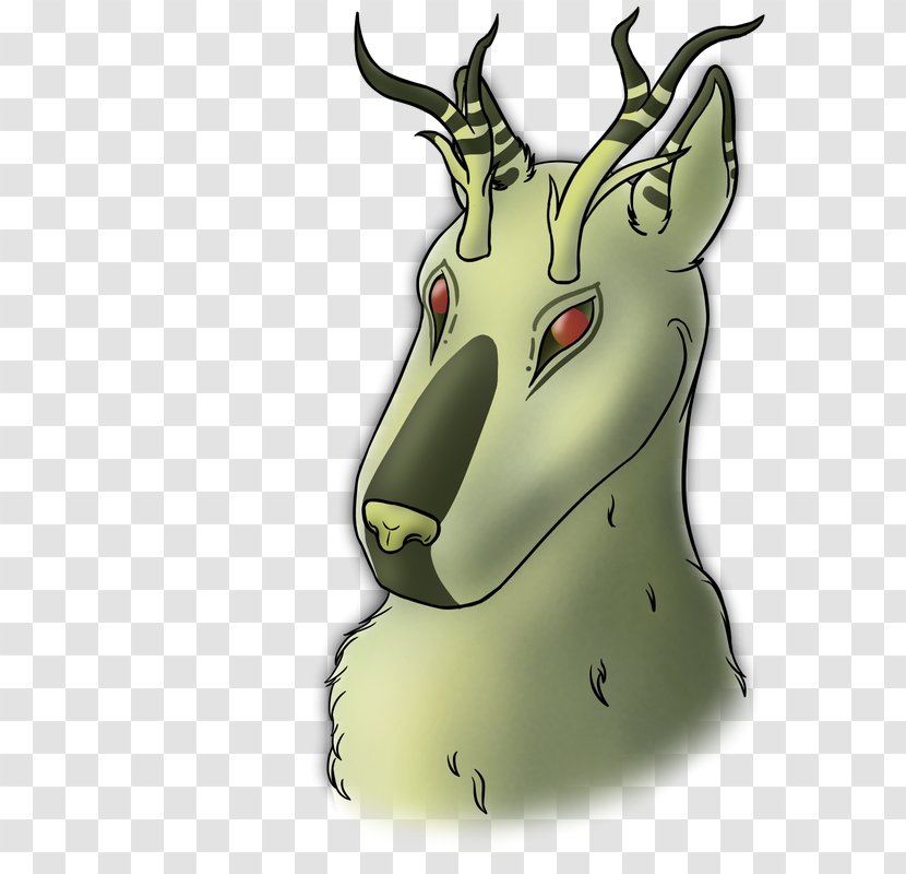 Reindeer Horse Mammal Cartoon Snout - Horn Transparent PNG