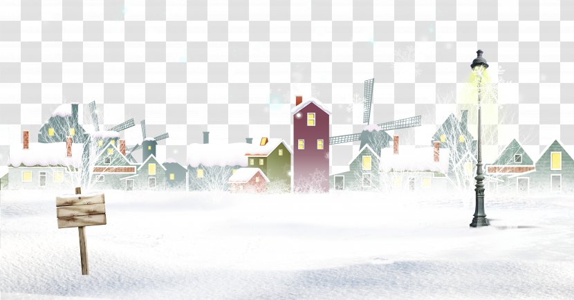 Snowman Snowflake - Poster - Snow Material Package Transparent PNG