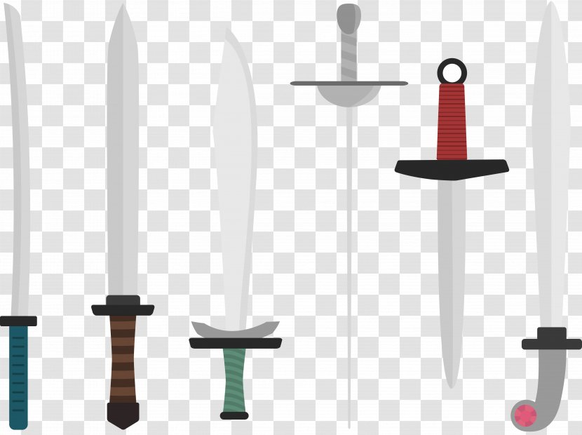 Sword Weapon - Drawing - Daquan Transparent PNG