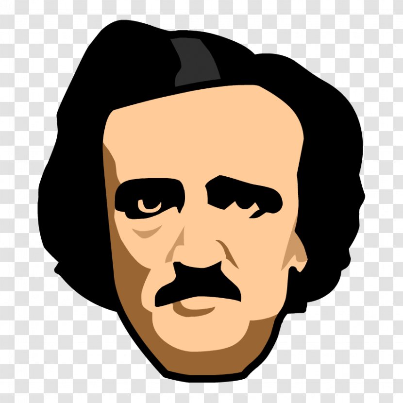 Edgar Allan Poe BrainPop Writer I Became Insane, With Long Intervals Of Horrible Sanity. Literature - Facial Hair Transparent PNG