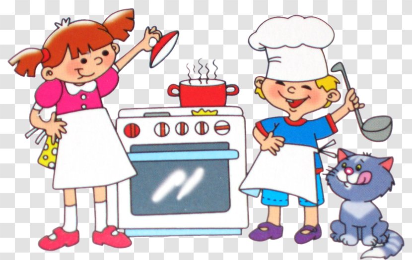 Child Cooking Clip Art - Silhouette Transparent PNG