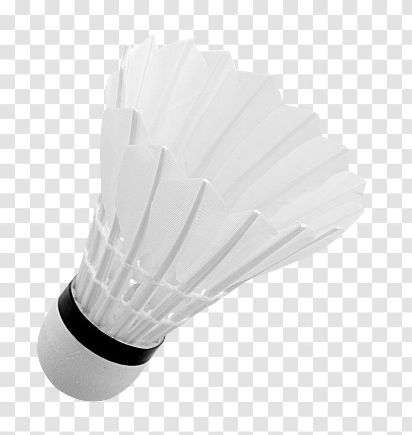 Black And White - Sporting Goods - Shuttlecock Transparent PNG