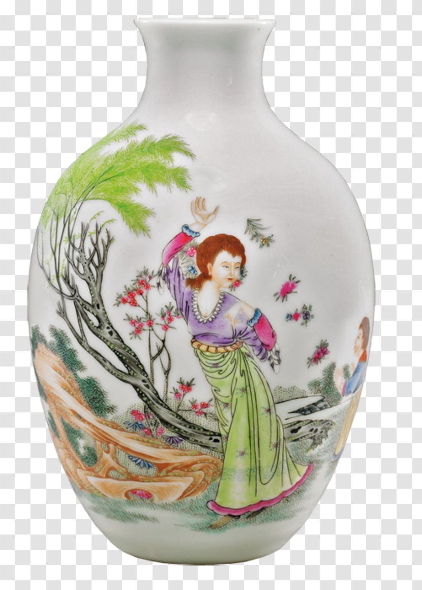 Vase Ceramic Flowerpot - Decorative Arts - Vases Transparent PNG