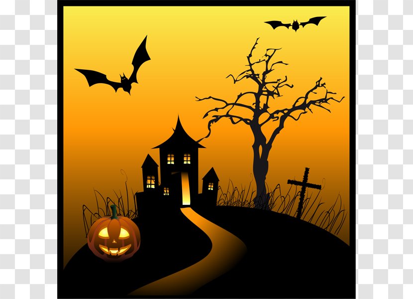 Haunted Attraction House Free Content Clip Art - Haunting Halloween Cliparts Transparent PNG