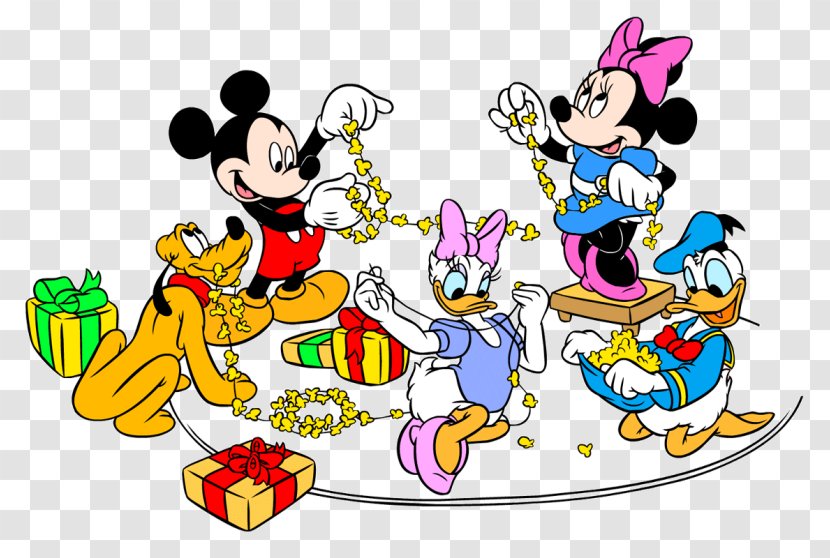 Mickey Mouse Donald Duck Clip Art The Walt Disney Company Christmas Day - Recreation Transparent PNG