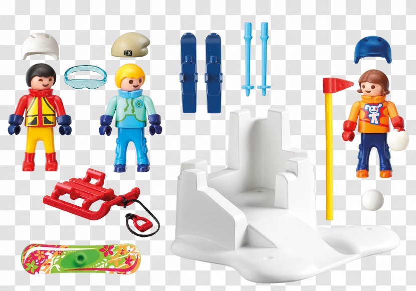 Playmobil Snowball Fight Toy Child - Block Transparent PNG