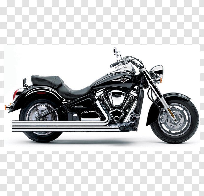 Kawasaki Vulcan 900 Classic Motorcycles VN 2000 - Exhaust System - Motorcycle Transparent PNG