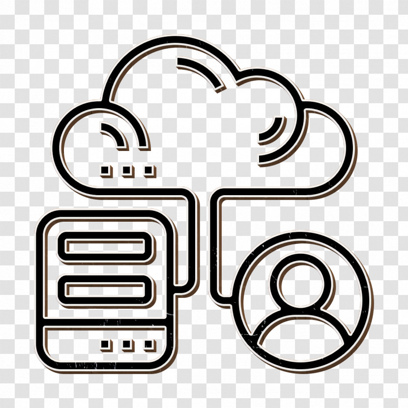 Cloud Service Icon Cloud Icon Hybrid Icon Transparent PNG