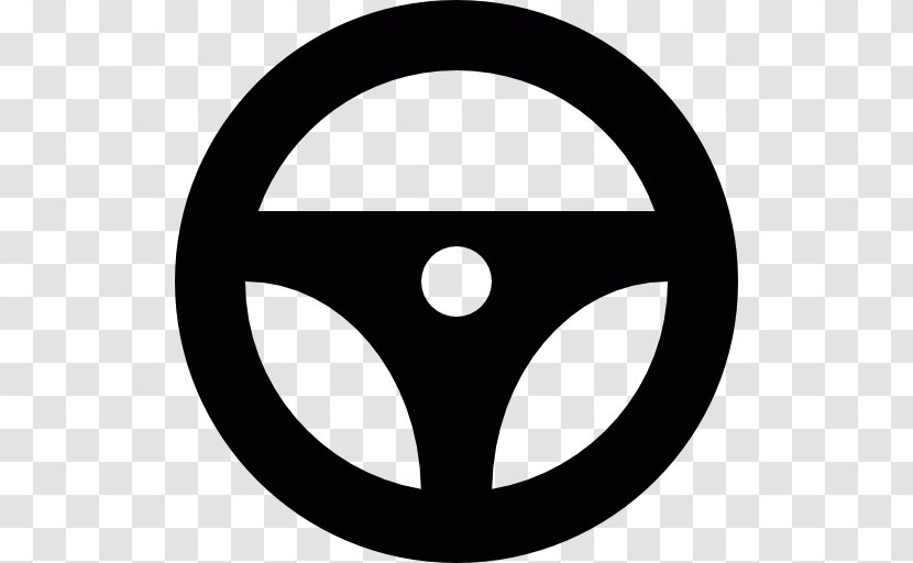 Car Steering Wheel Icon - Rudder Transparent PNG