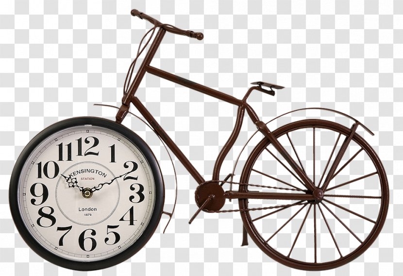 Bicycle Wheels Table Clock Cycling - Vehicle Transparent PNG