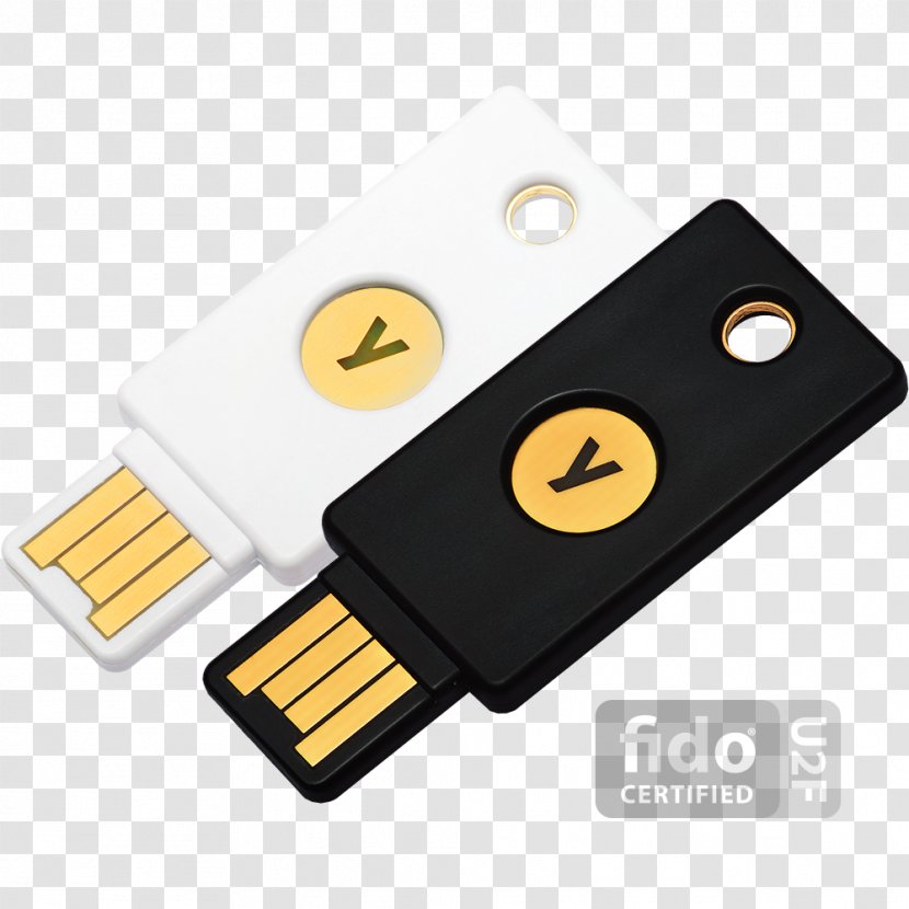 Security Token YubiKey Multi-factor Authentication One-time Password Universal 2nd Factor - Strong - USB Transparent PNG