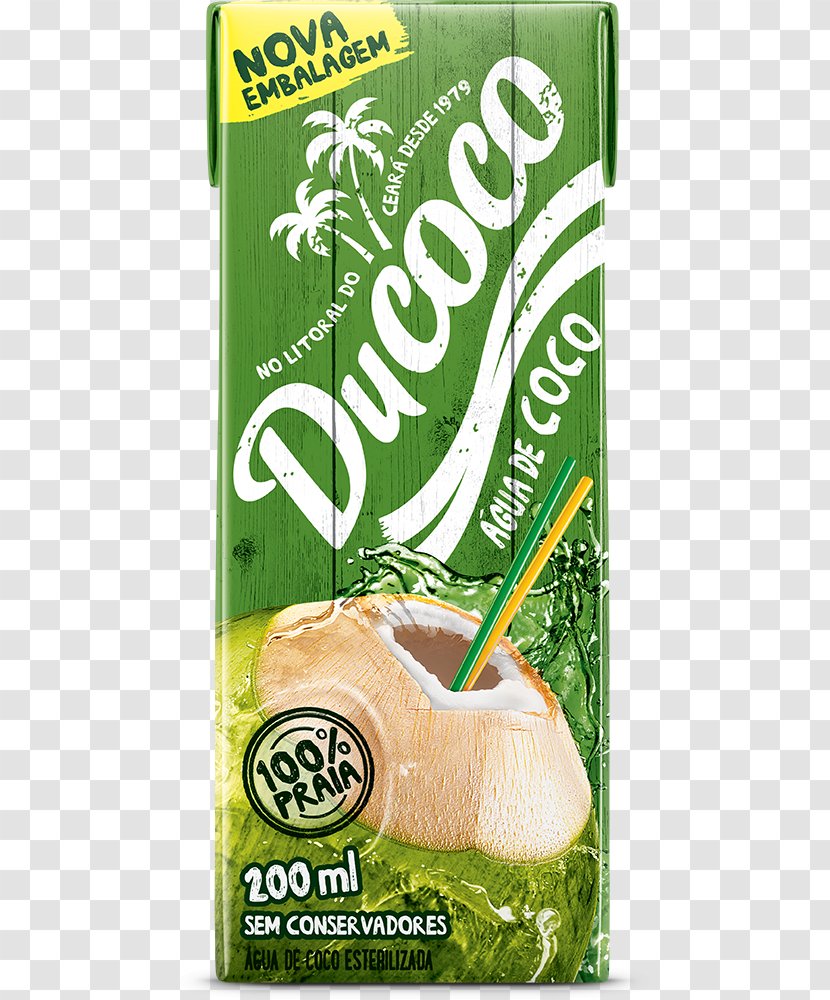 Coconut Water Nectar Milk Ducoco Juice - Food - Tetra Pak Transparent PNG
