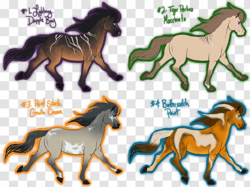 Mustang Foal Pony Stallion Mare - Fauna Transparent PNG