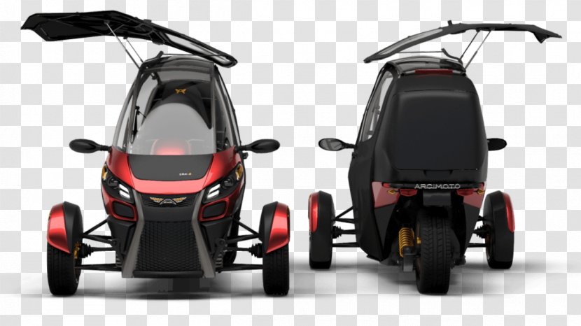Electric Vehicle Car Three-wheeler Motorcycle Arcimoto - City Transparent PNG
