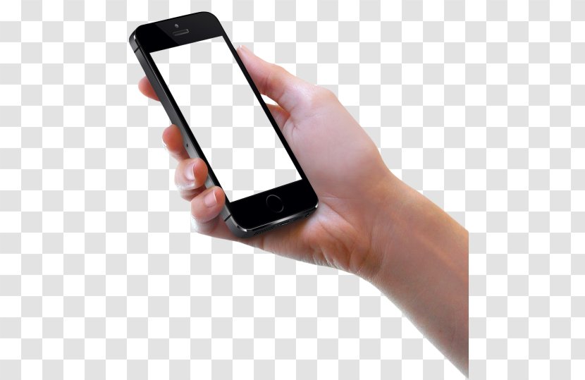 IPhone 6 5 X Telephone Smartphone - Hand Holding Transparent PNG