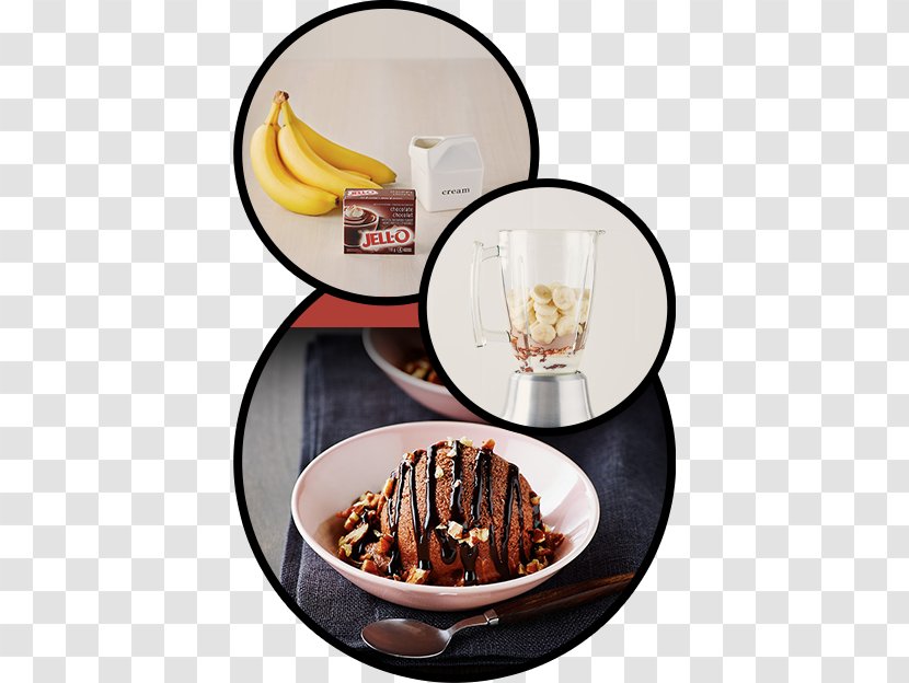 Chocolate Cake Waffle Breakfast Dish Ice Cream - Recipe - ICE CREAM BANANA Transparent PNG