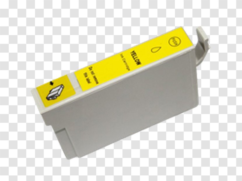 Ink Cartridge Epson ROM Toner - Rom - Yellow Transparent PNG
