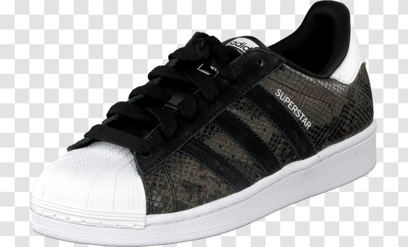 Skate Shoe Sneakers Sportswear Pattern - Black - Original Superstar Transparent PNG