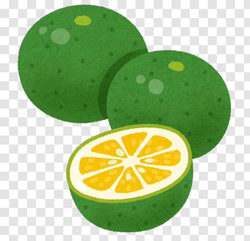 Lime Sudachi Kabosu Fruit Citrus Depressa - Salad Transparent PNG