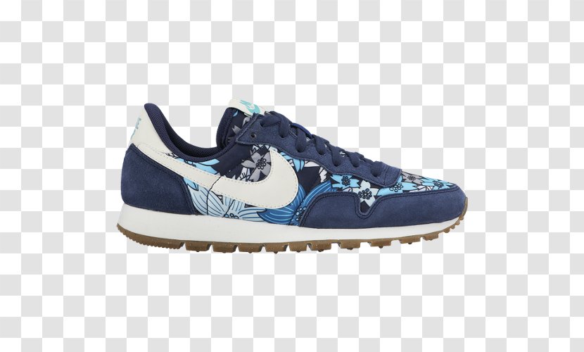 Nike Air Max Sneakers Shoe Adidas - Walking - Blue Plumeria Pull Image Printing Free Transparent PNG