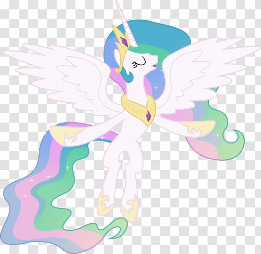 Princess Celestia Pony Twilight Sparkle Rainbow Dash Cadance - Vertebrate - Flurries Vector Transparent PNG