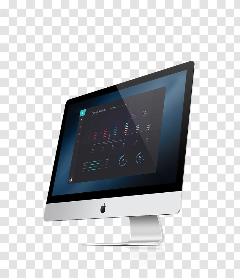 Computer Monitors Apple IMac - Personal - Blue Technology Transparent PNG