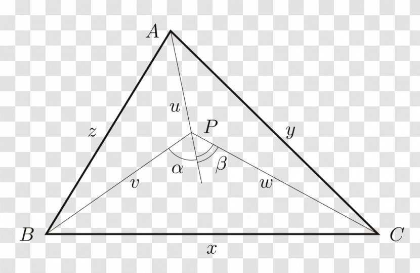 Triangle Point Pattern - Black And White Transparent PNG