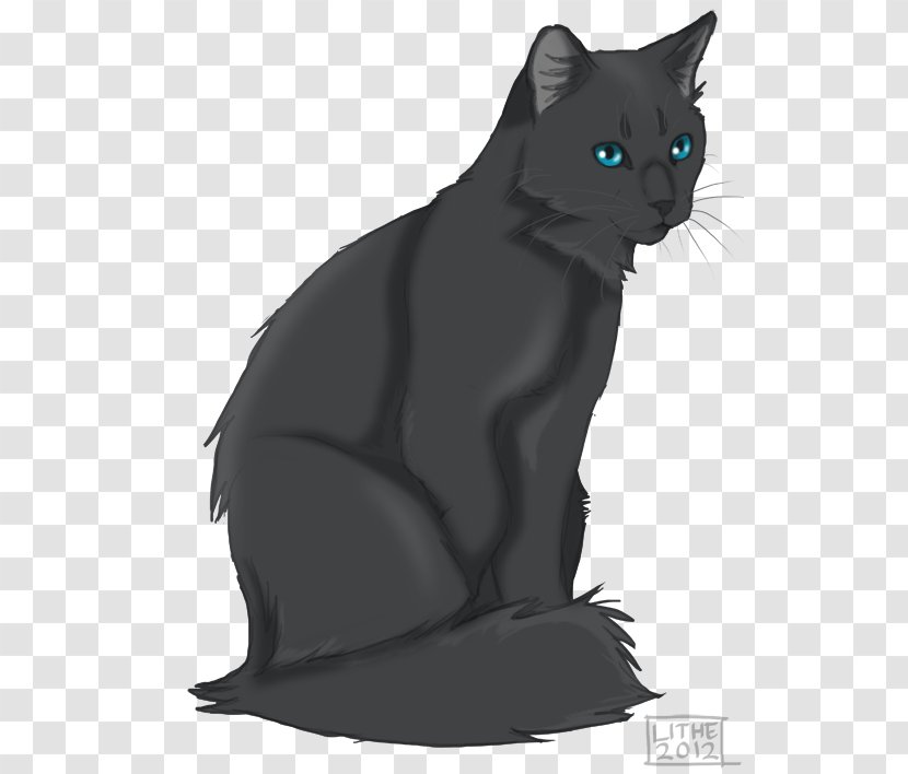 Cat Warriors Cinderpelt Kitten Cinderheart - Black - Lithe Transparent PNG