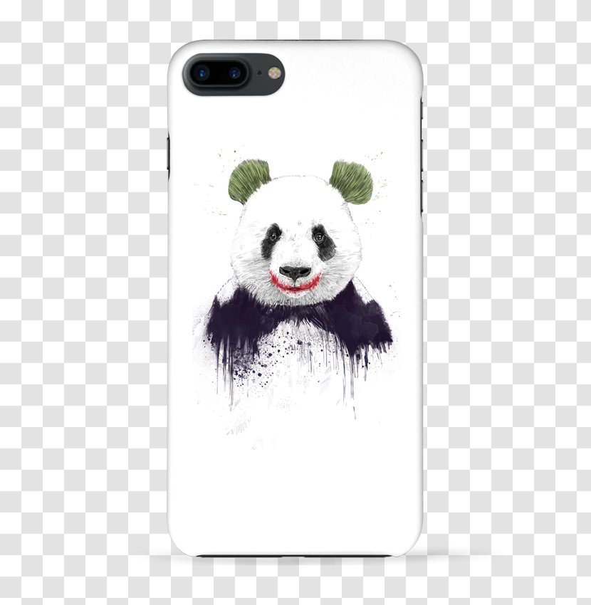 Joker Giant Panda Batman Bear Art - Silhouette Transparent PNG