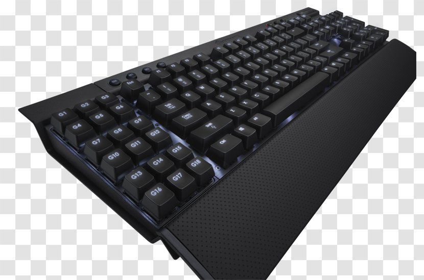 Computer Keyboard Corsair Gaming K95 Keypad RGB Color Model Vengeance - Rgb - Live Performance Transparent PNG