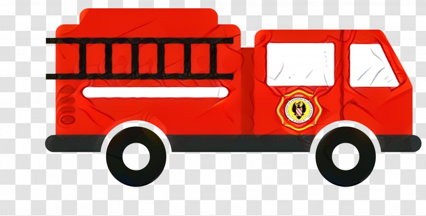 Firefighter Cartoon - Bus - Toy Vehicle Fire Apparatus Transparent PNG