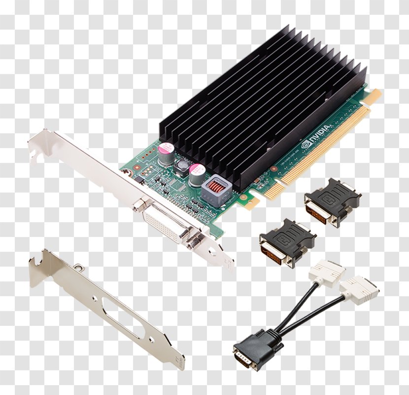 Graphics Cards & Video Adapters NVIDIA Quadro NVS 300 PCI Express Low Profile PNY Technologies - Electronics Accessory - Nvidia Transparent PNG