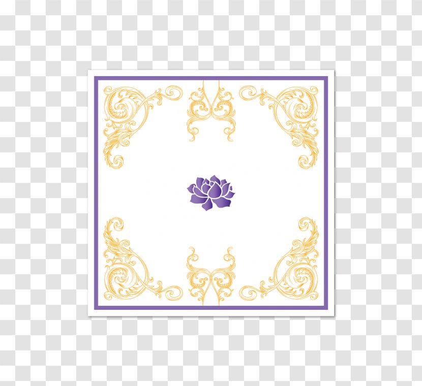 Floral Design Picture Frames Pattern - Point - Paper Wedding Invitation Transparent PNG