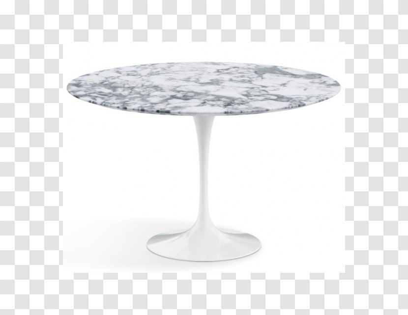 Table Knoll Tulip Chair Marble - Florence Transparent PNG