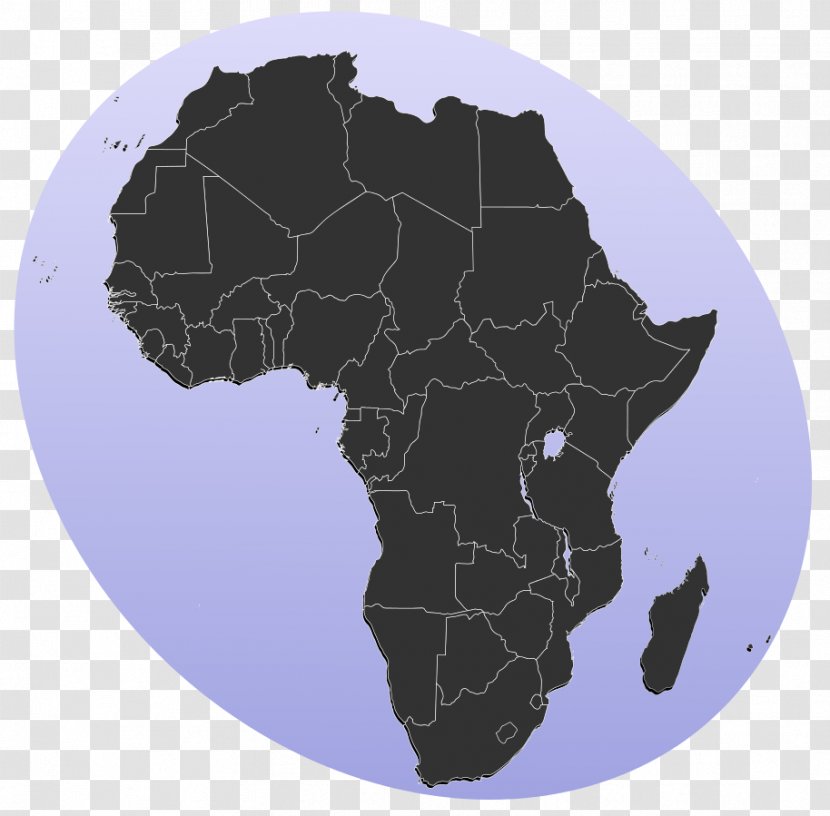Africa Map Globe - World Transparent PNG