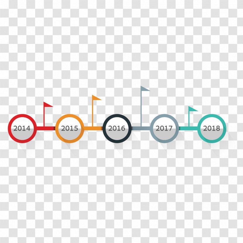 Timeline Chart - Information - Vector Time Axis Transparent PNG