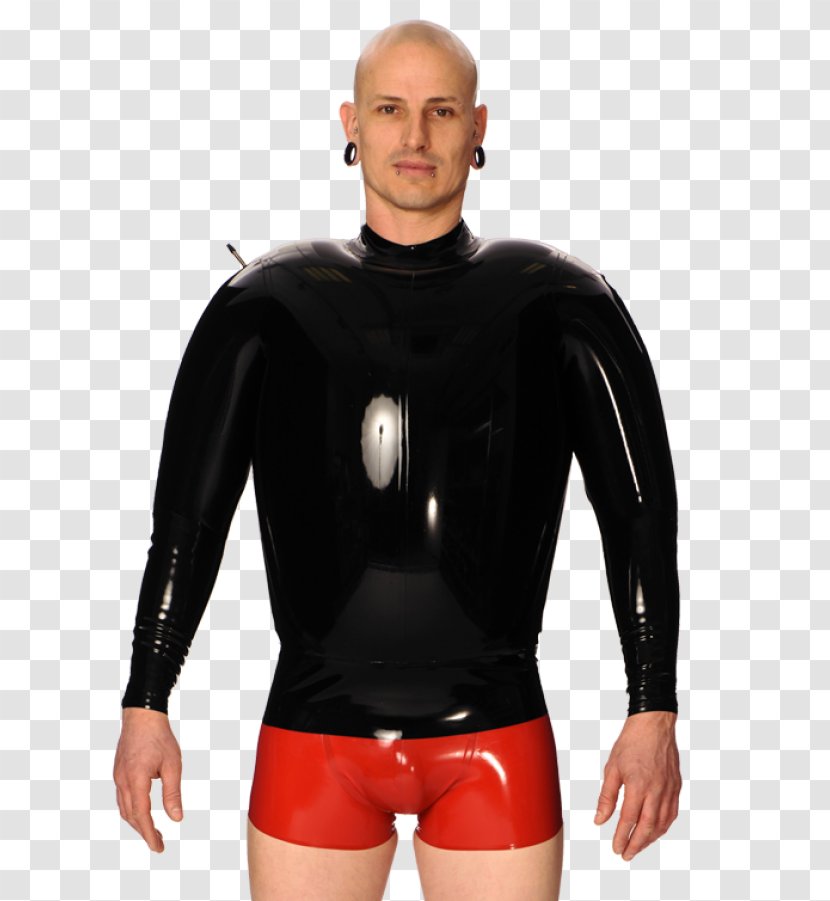 Inflatable Wetsuit Sleeve Latex Natural Rubber - Watercolor - Catsuit Male Transparent PNG