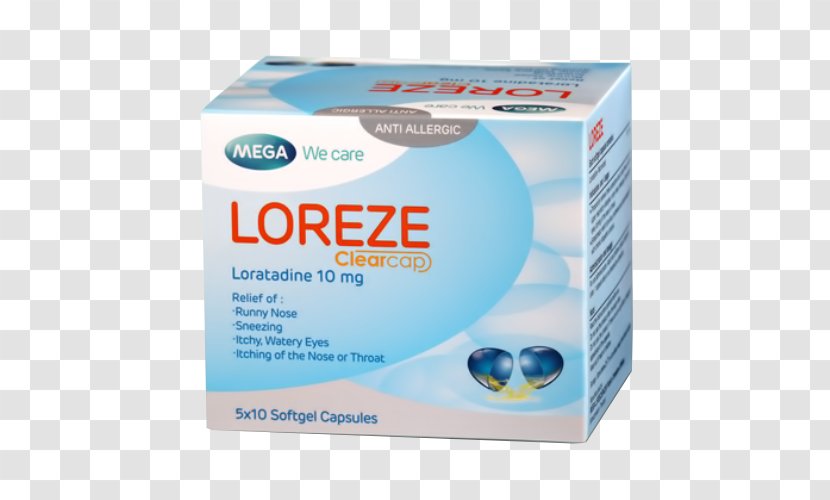 Loratadine Pharmaceutical Drug Somnolence Antihistamine Cetirizine - Tablet Transparent PNG