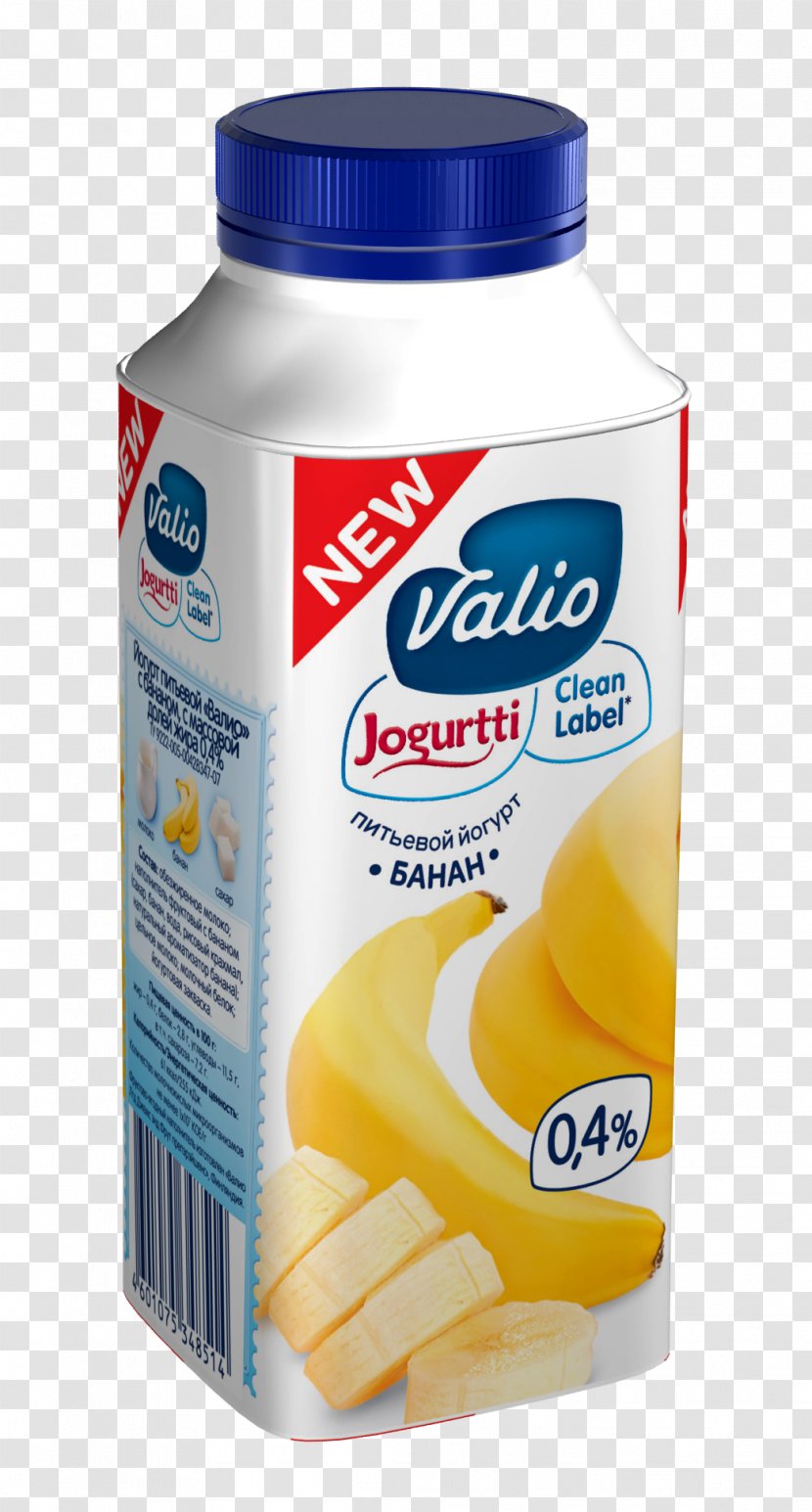 Yoghurt Smoothie Milk Valio Fruit Transparent PNG