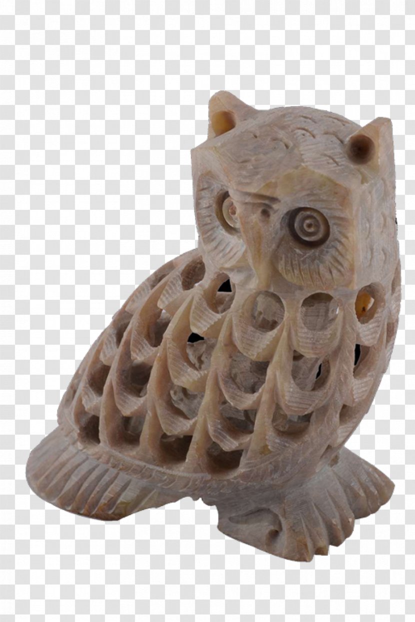Handicraft Stone Carving Wood Art - Bird Of Prey Transparent PNG
