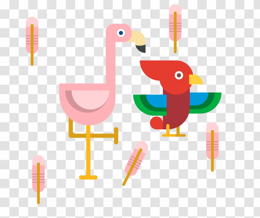 Hummingbird Euclidean Vector Icon - Animal - Flamingo Parrot Transparent PNG